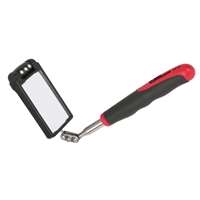 Ullman Devices HTK-2LT - Rectangular Inspection Mirror With Three Rotating Lights